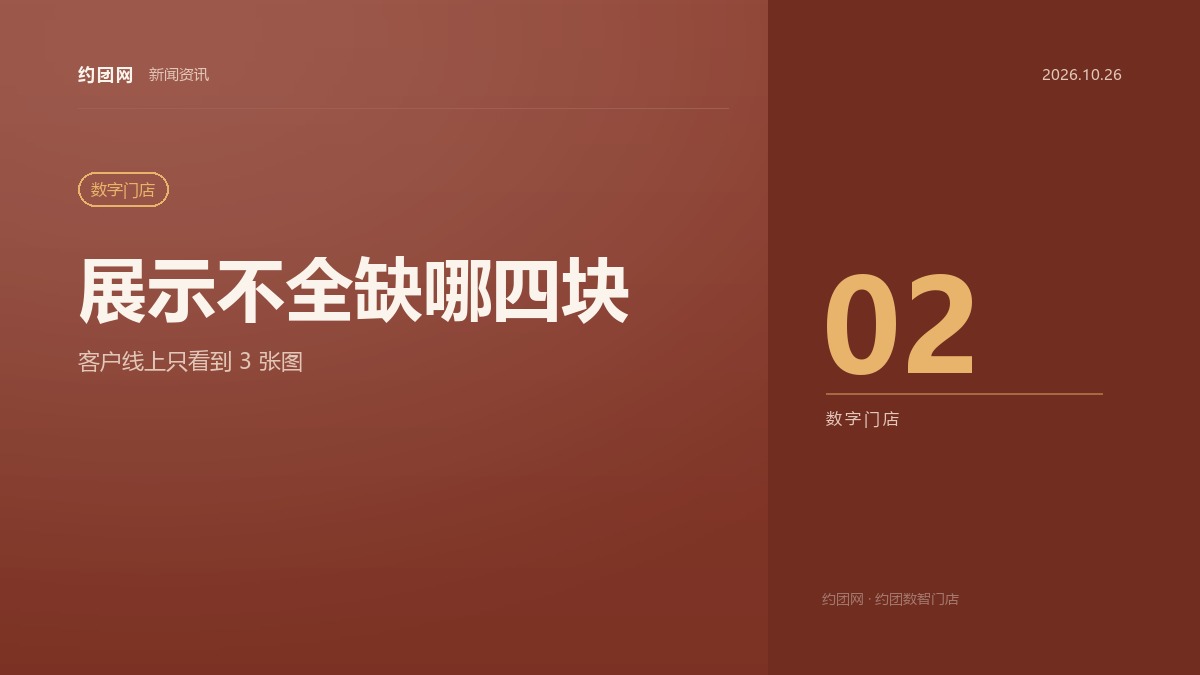 客户在线上只看到你 3 张图：家装门店「展示不全」，缺的是这四块
